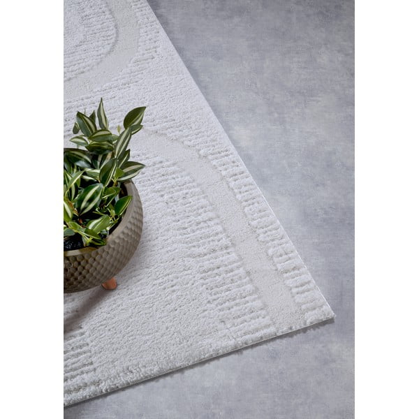 Krēmkrāsas celiņa paklājs 80x240 cm Bartoux Cream White – Elle Decoration-image-2