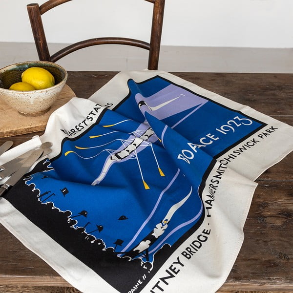 Kokvilnas trauku dvielis 50x70 cm Boat Race – Rex London-image-1