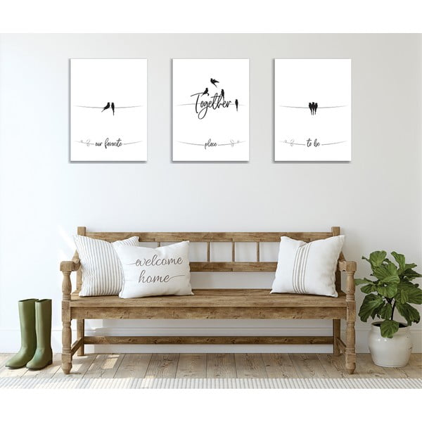 Gleznas (3 gab.) 30x40 cm – Wallity-image-3