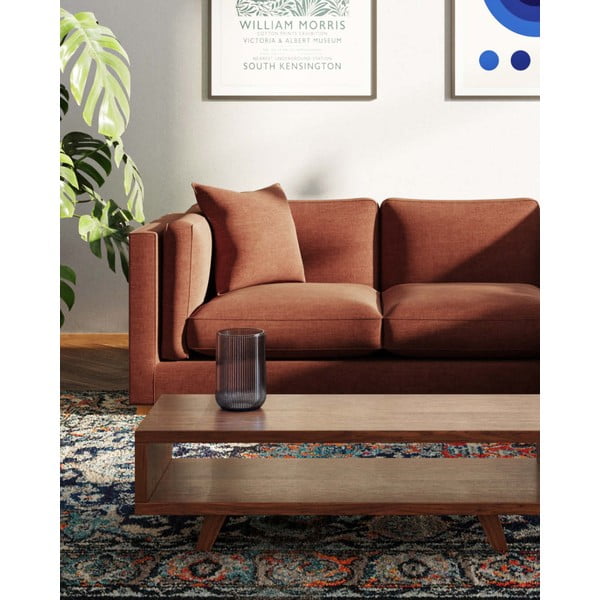 Ķieģeļu sarkans stūra dīvāns (ar labo stūri) Pomo – Ame Yens-image-3