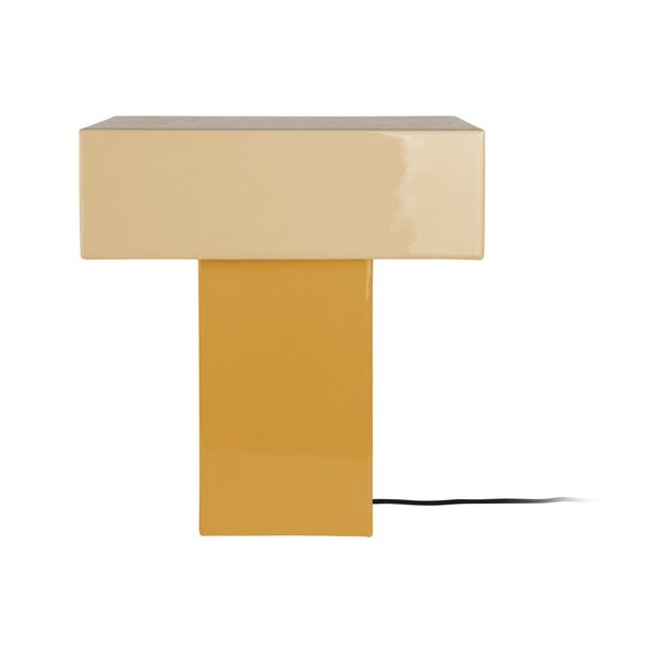 Dzeltena galda lampa (augstums 35 cm) Grato Recto – Leitmotiv