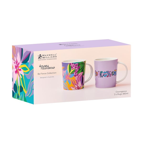 Porcelāna krūzes (2 gab.) 380 ml Be Fierce – Maxwell & Williams-image-2