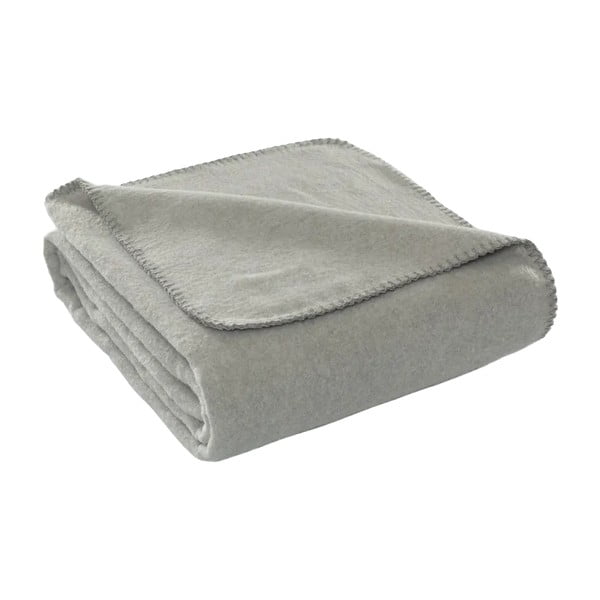 Pelēks flīsa pleds 130x170 cm Brighton – Mijolnir