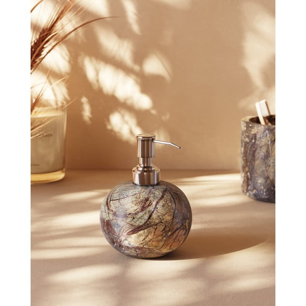 Dabīga toņa marmora ziepju dozators 200 ml Spalsh – Kave Home-image-1
