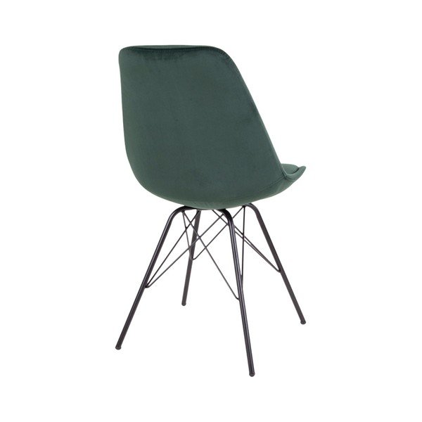 2 tumši zaļu pusdienu krēslu komplekts House Nordic Oslo-image-1