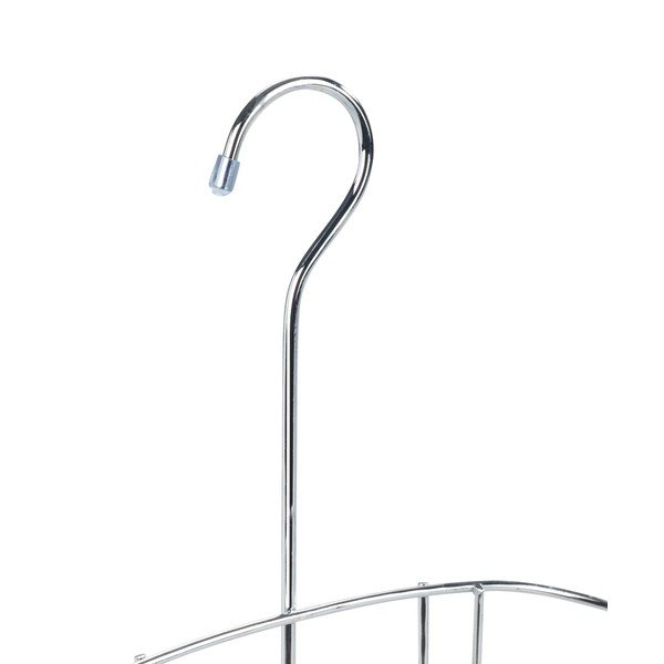 Spīdīgas sudraba krāsas tērauda piekarināms vannas istabas plaukts Martos – Allstar-image-3