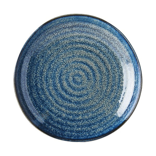 Zils keramikas šķīvis MIJ Indigo, ø 23 cm