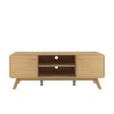 Dabīga toņa TV galdiņš ar ozolkoka imitāciju 140x53 cm Cassie – Støraa