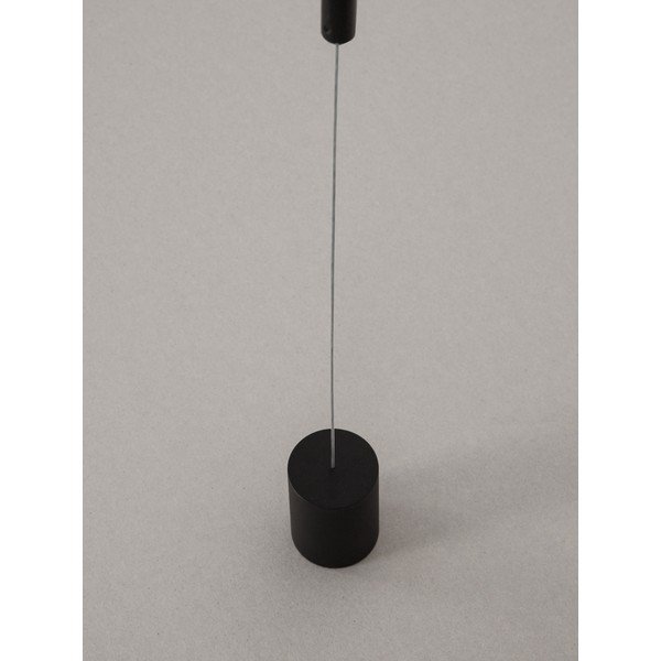 Matēti melna alumīnija LED stāvlampa (augstums 300 cm) Elettra – Nova Luce-image-3