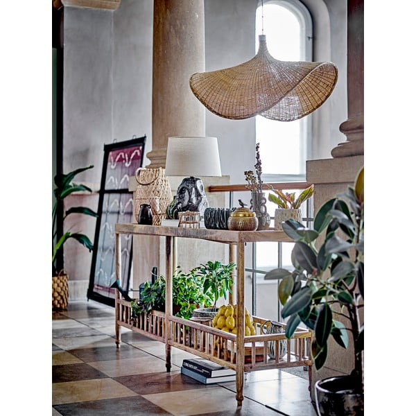 Brūna māla rokām darināta vāze Reina – Bloomingville-image-2