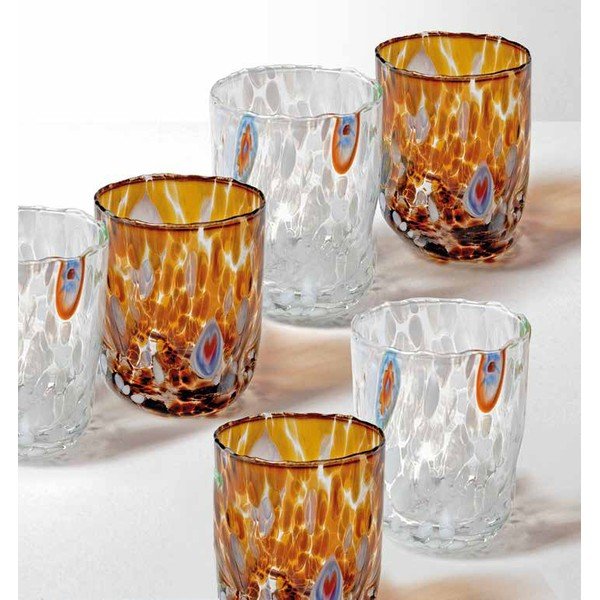 Glāzes (6 gab.) 400 ml Pavone – Brandani-image-3