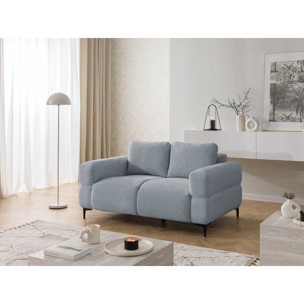 Dūmakaini zils dīvāns 154 cm Helio – Ropez-image-4