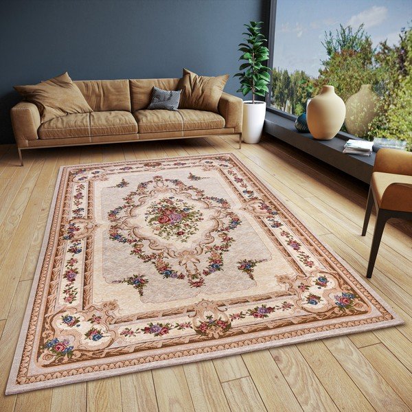 Bēšs paklājs 150x220 cm Hafsa – Hanse Home-image-1