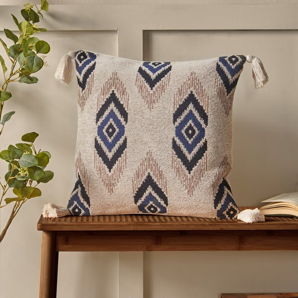 Kokvilnas dekoratīvais spilvens 45x45 cm Emir Ika – Pineapple Elephant-image-1