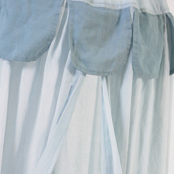 Gaiši zils kokvilnas baldahīns Carelene – Kave Home-image-4