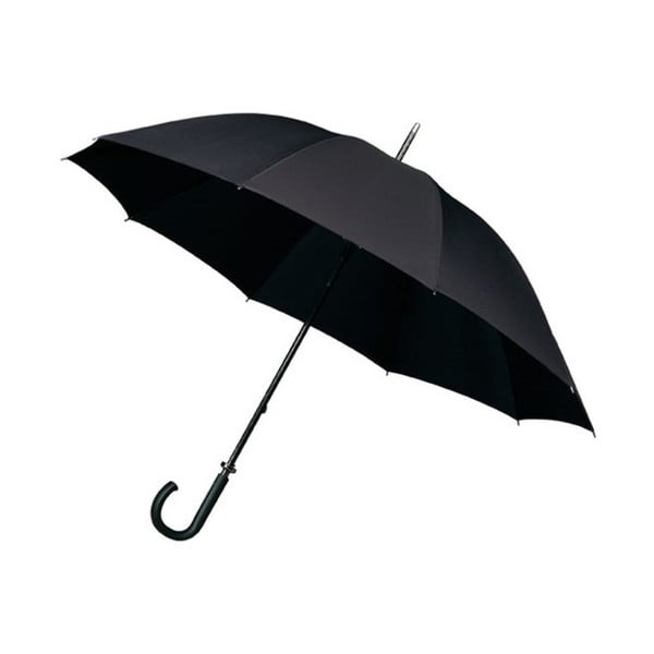 Melns vējdrošs lietussargs Ambiance Wind Umbrella, ⌀ 120 cm