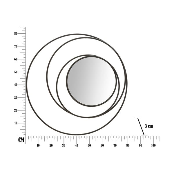Mauro Ferretti Dark sienas spogulis, ø 80 cm-image-2