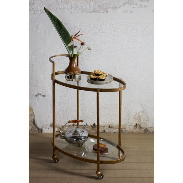 Servēšanas galdiņš uz riteņiem 35x67 cm Push – WOOOD-image-1