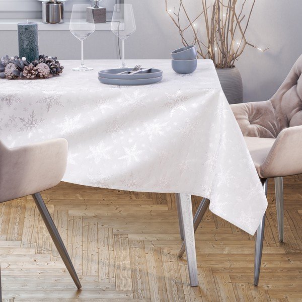 Galdauts ar Ziemassvētku motīvu 140x240 cm White Christmas – Restilo-image-1