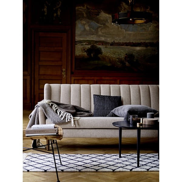 Balts vilnas paklājs Bloomingville Geo, 200 x 300 cm-image-2