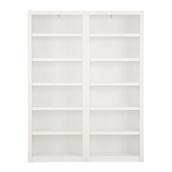 Baltās priedes koka grāmatu skapis Støraa Bailey, 164 x 213 cm