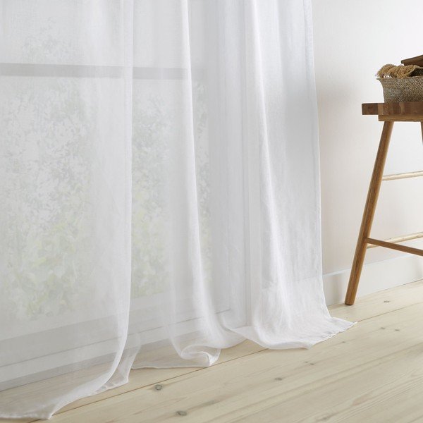 Balts aizkars 229x140 cm Izmir Tassel – Pineapple Elephant-image-3