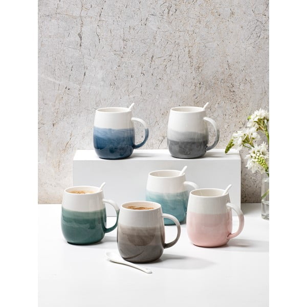 Tirkīzzila porcelāna krūze 380 ml Immerse – Ladelle-image-1