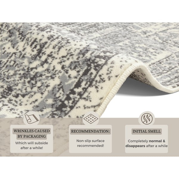 Pelēks un krēmkrāsas paklājs Hanse Home Celebration Plume, 120 x 170 cm-image-4