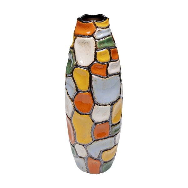 Krāsaina keramikas vāze Kare Design Jolly Spots, augstums 41 cm