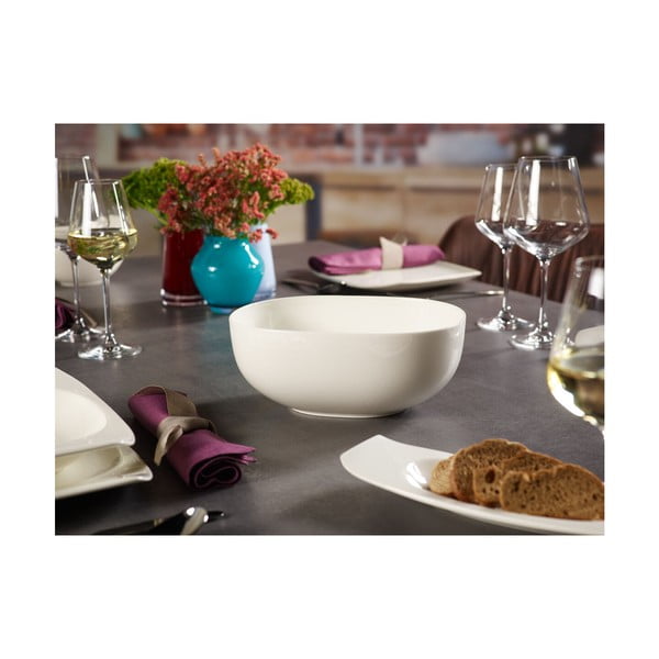 Balta porcelāna bļoda Villeroy & Boch Urban Nature, 25 cm-image-1