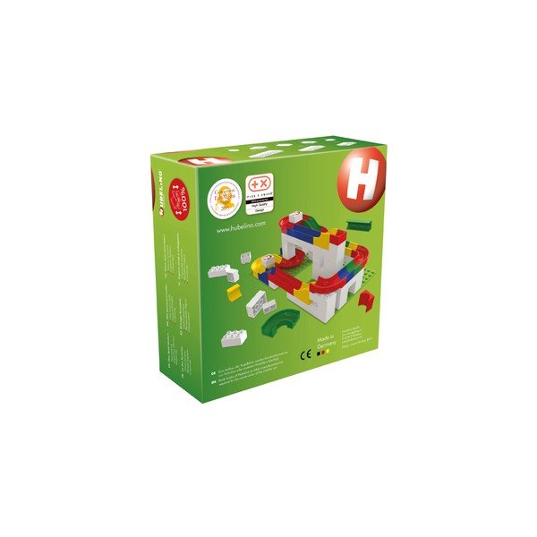 Būvkonstrukcijas klucīšu komplekts ar bumbiņu trasi Hubelino Kuličková Dráha, 105 gab.-image-3