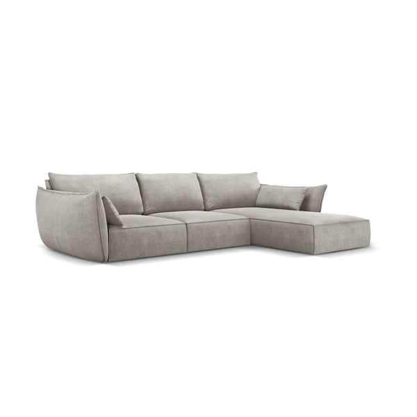 Gaiši pelēks stūra dīvāns (labais stūris) Vanda – Mazzini Sofas-image-2
