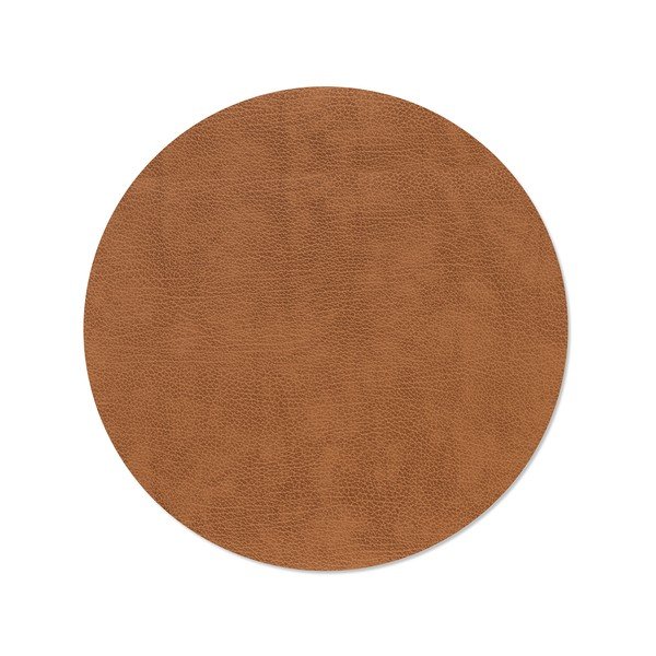 Galda paliktnis no ekoloģiskās ādas ø 40 cm Circle XL Bull – LIND DNA