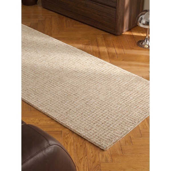 Dabīga toņa vilnas celiņa paklājs 80x250 cm Eloise – Hanse Home-image-2