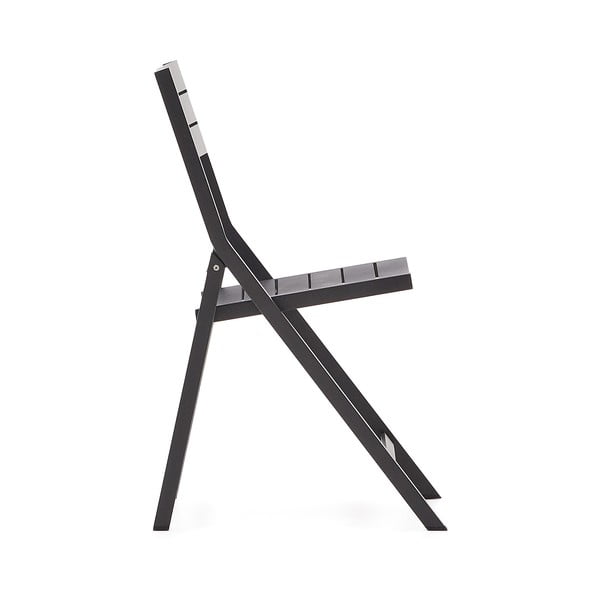 Melns metāla dārza krēsls Torreta – Kave Home-image-2