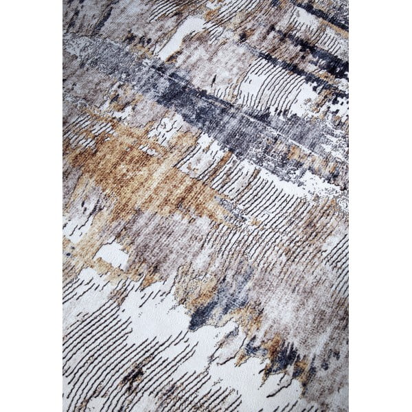 Gaiši pelēks paklājs 80x150 cm Malard Anthracite Gold – Elle Decoration-image-4