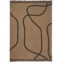 Gaiši brūns pleds 130x175 cm Shadow  – Mette Ditmer Denmark