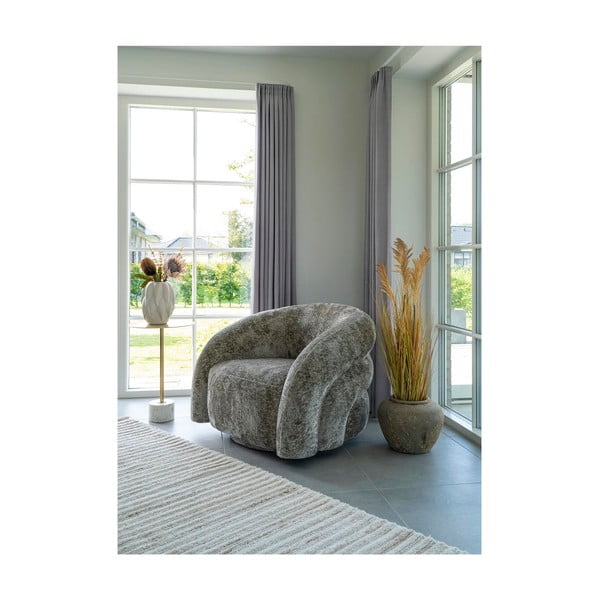 Krēmkrāsas ar rokām darināts vilnas paklājs 60x90 cm Mango – House Nordic-image-3