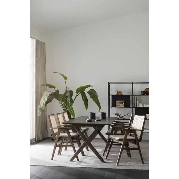 Ēdamgalds ar ozolkoka imitācijas virsmu 230x95 cm Calverton – Rowico-image-1