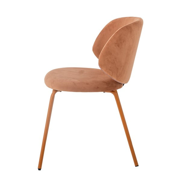 Oranži samta pusdienu krēsli (2 gab.) Ponte – Bloomingville-image-4
