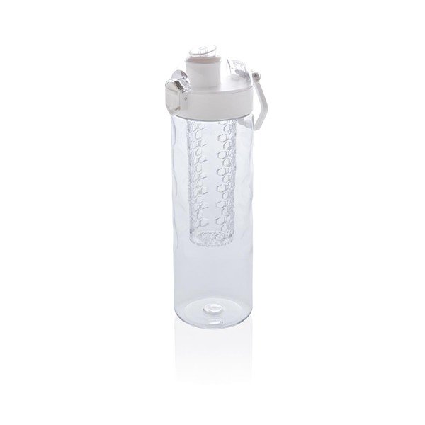 Balta augļu pudele ar sietiņu XD Design Exclusive Honeycomb, 700 ml