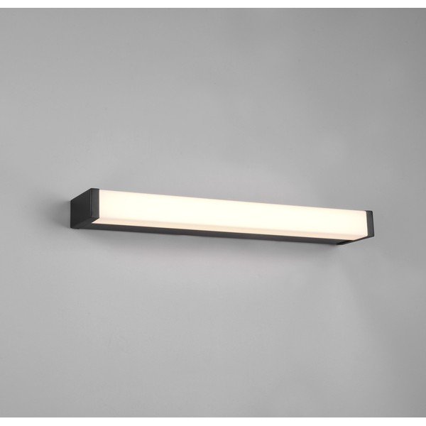 Matēta melna LED sienas lampa (garums 42 cm) Fabio – Trio-image-1