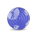 Zils piepūšamais pludmales matracis The Nice Fleet Goa