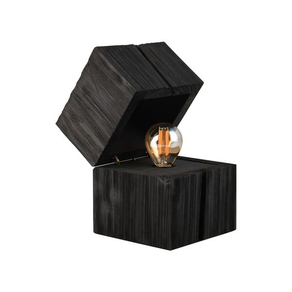 Melna galda lampa (augstums 16 cm) Treasure – Trio