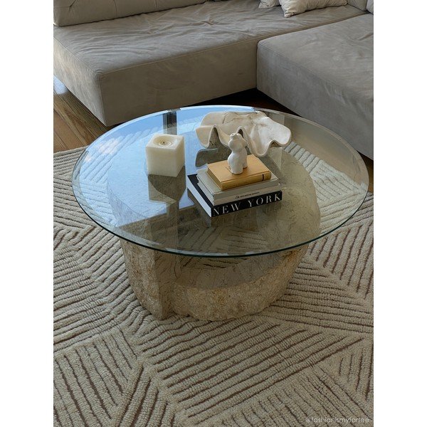 Krēmkrāsas mazgājams/ar rokām darināts vilnas paklājs 170x240 cm Almond Valley – Lorena Canals-image-3