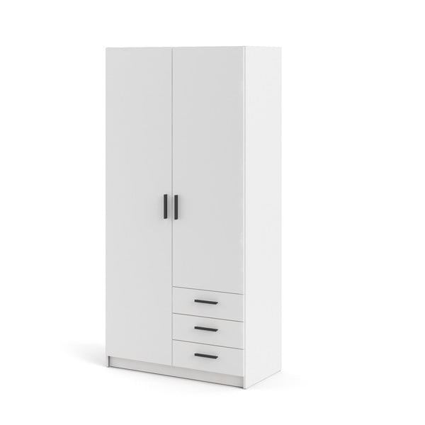 Balts drēbju skapis 99x200 cm Sprint – Tvilum-image-4