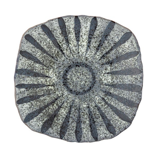 Pelēks servēšanas akmensmasas šķīvis ø 32 cm Ramie – Bloomingville