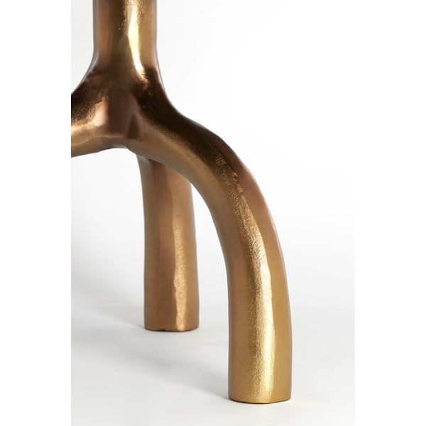 Bronzas krāsas/bēšs stikla apaļš žurnālgaldiņš ø 65 cm Mello – Light & Living-image-4