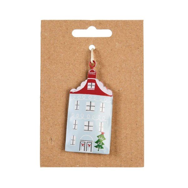 Ar rokām apgleznots metāla eglīšu rotājums Rex London House-image-2