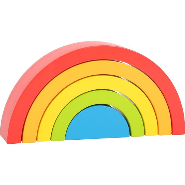Bērnu koka puzle Legler Rainbow